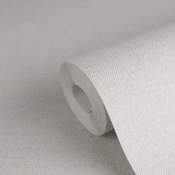 Vliestapete Uni Struktur Modern Grau Creme 79097-1