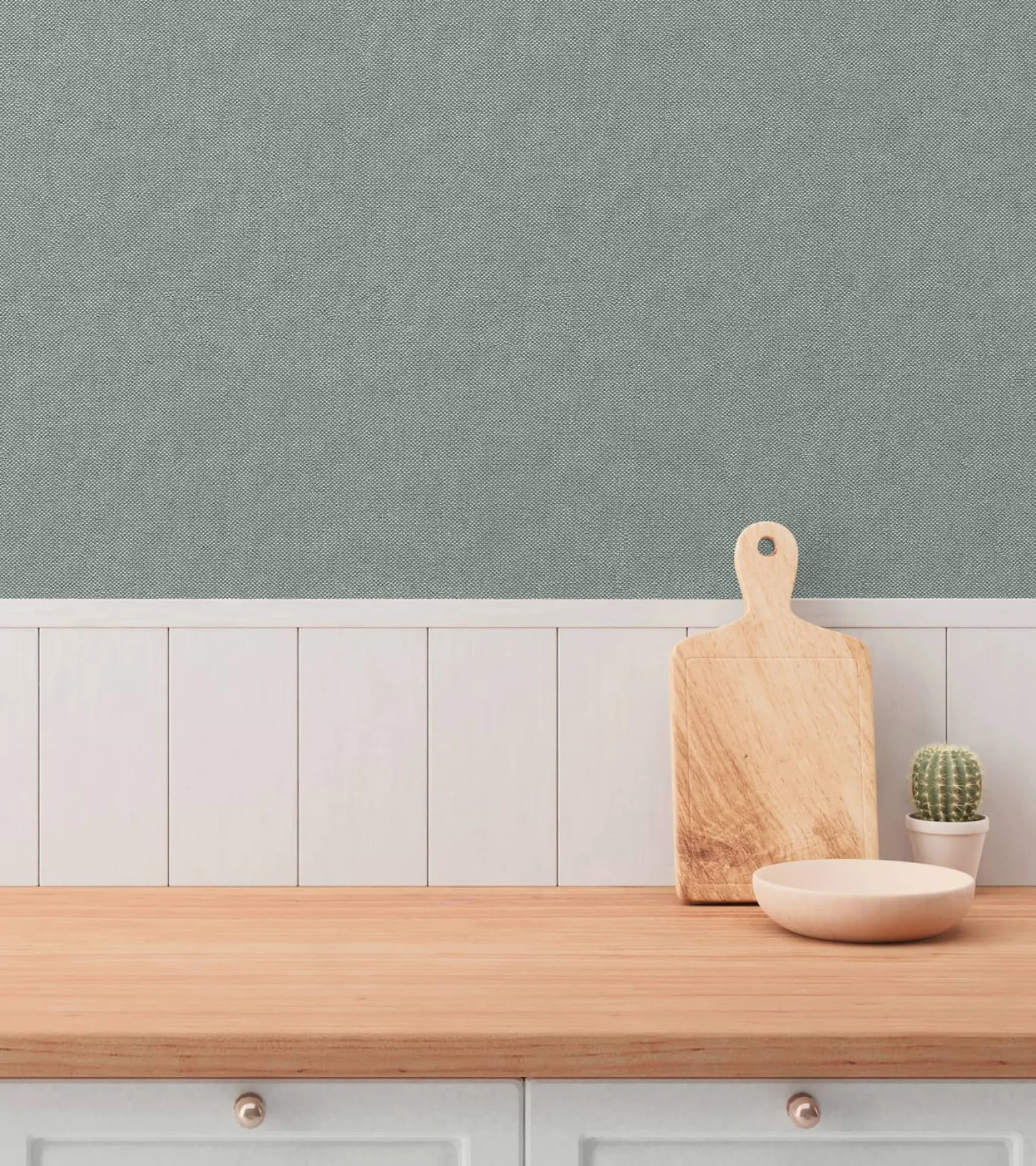 Vliestapete Uni Struktur Modern Blau Grün 79097-5
