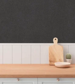 Vliestapete Uni Struktur Modern Dunkelgrau 79098-3
