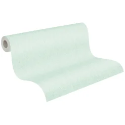 Vliestapete Uni Struktur Optik Grün Mint 39030-6