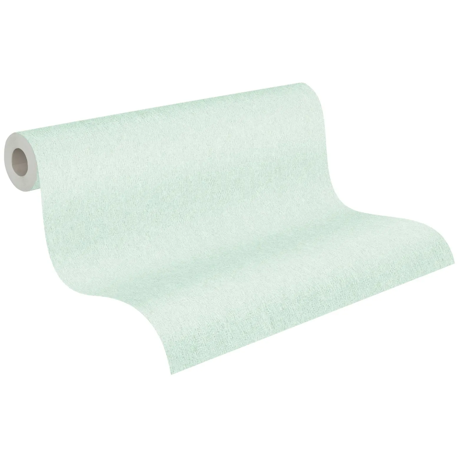 Vliestapete Uni Struktur Optik Grün Mint 39030-6