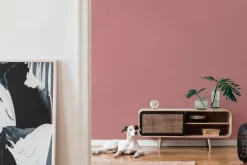 Vliestapete Uni Struktur Optik Rosa 39030-8