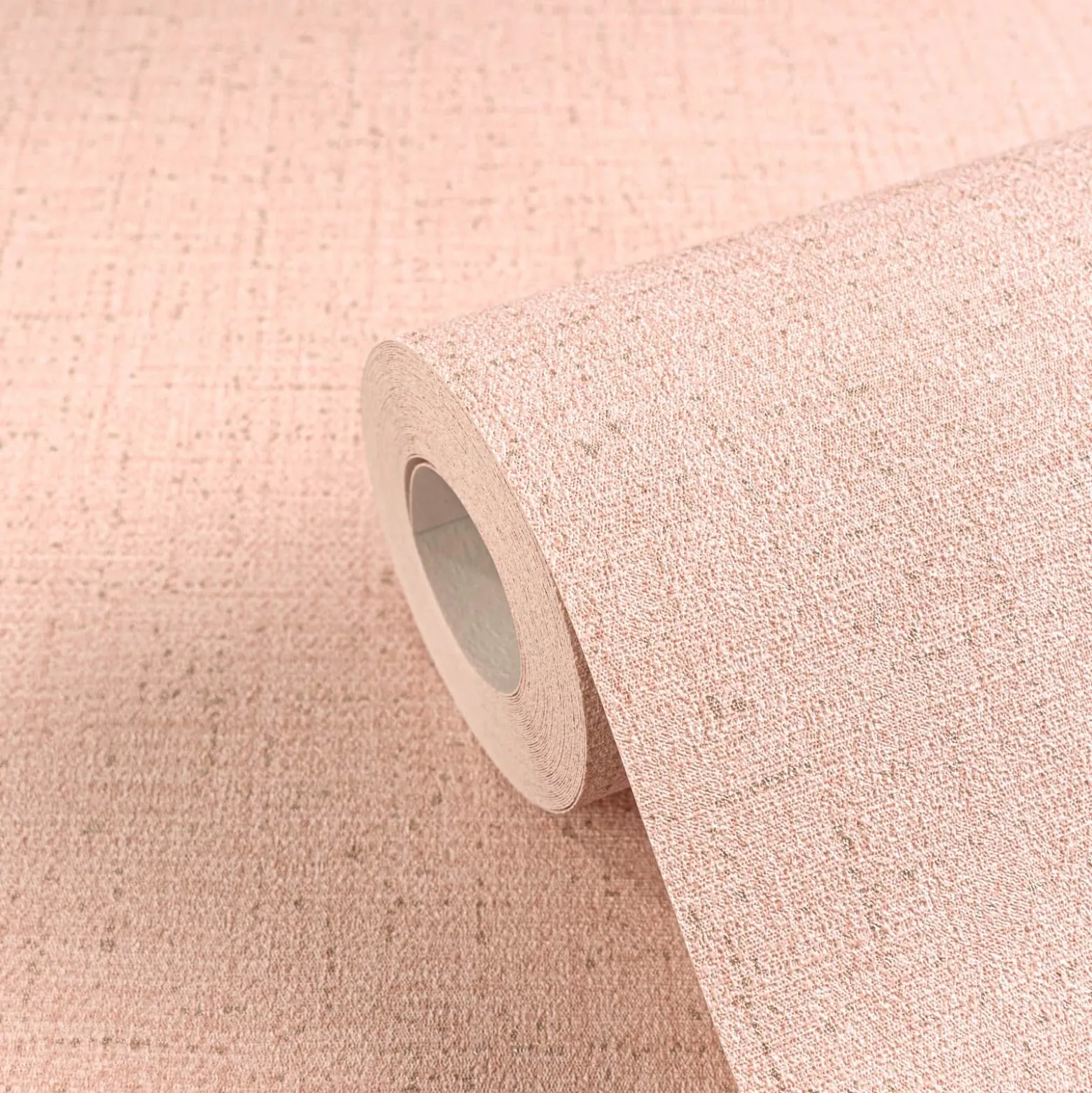 Vliestapete Uni Struktur Rosa Gold Metallic 79067-1