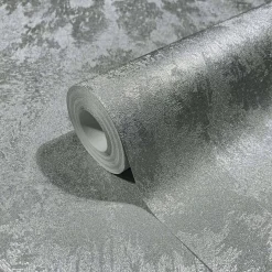 Vliestapete 34275 Uni Struktur Silber Marburg
