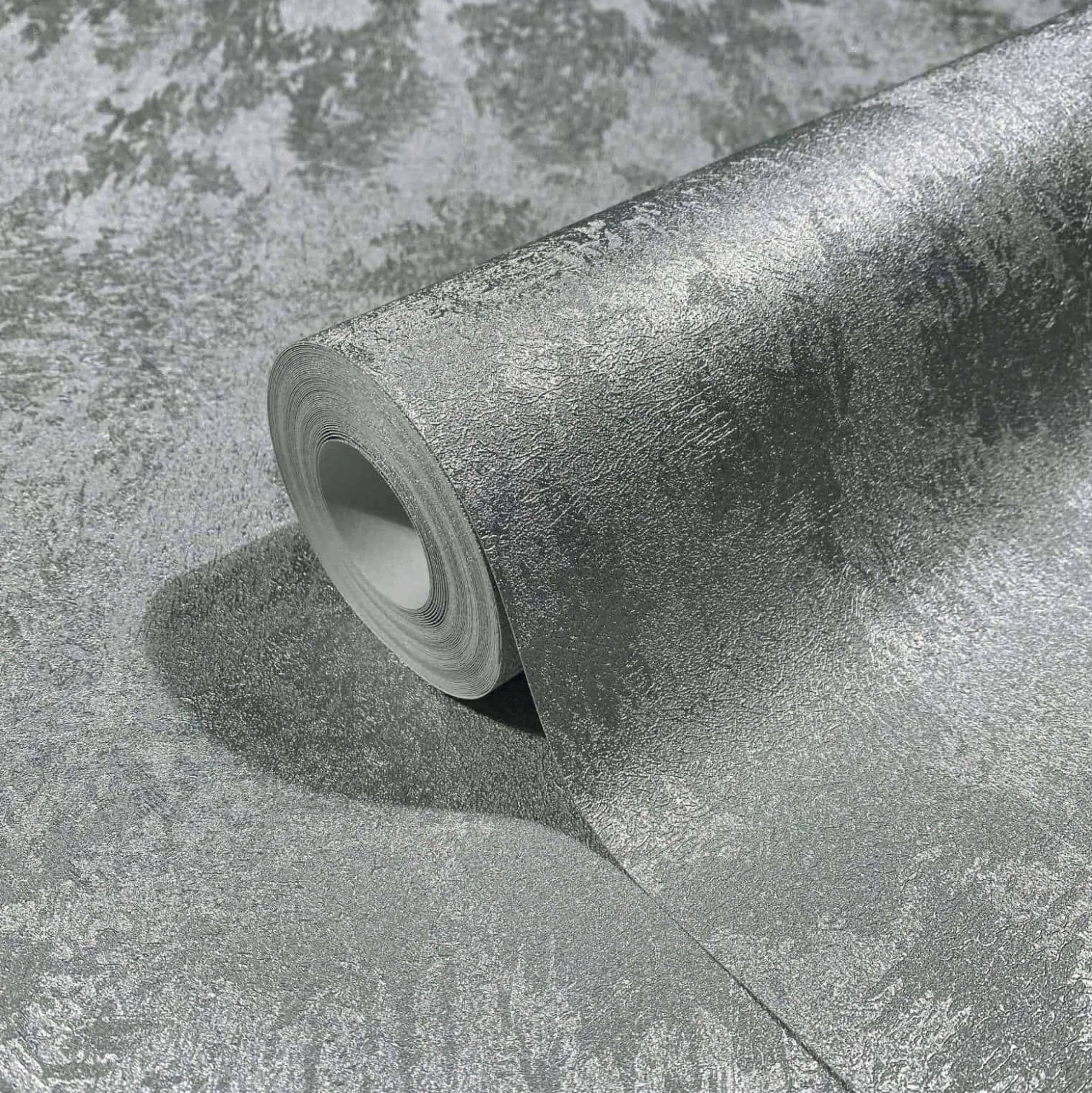 Vliestapete 34275 Uni Struktur Silber Marburg