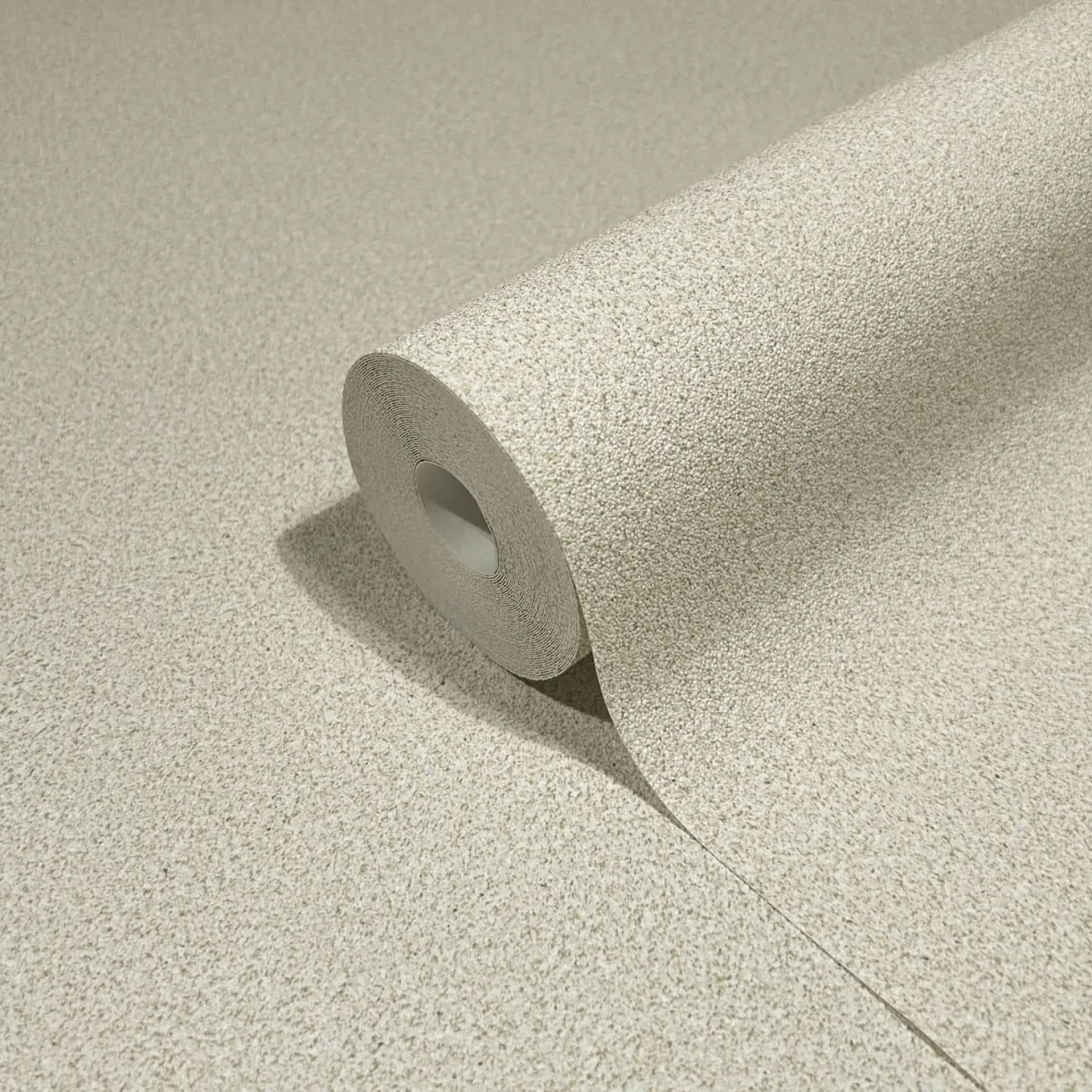 Vliestapete Uni Struktur Steinoptik Beige Creme 33363