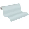 Vliestapete Uni Struktur Stoffoptik Hellblau 3977-37