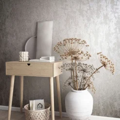 Vliestapete 34274 Uni Struktur Taupe Marburg
