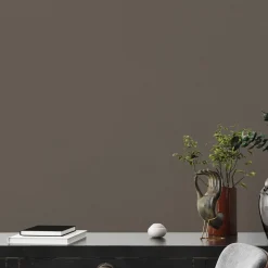 Vliestapete Uni Struktur Textil Optik Anthrazit 39097-7