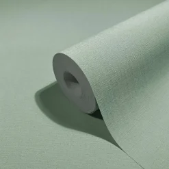 Vliestapete Uni Struktur Textil Optik Hellgrün 82354