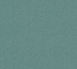 Vliestapete Uni Struktur Türkis Silber Metallic 79065-5