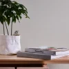Vliestapete Uni Textil Optik Grau Beige 3908-44