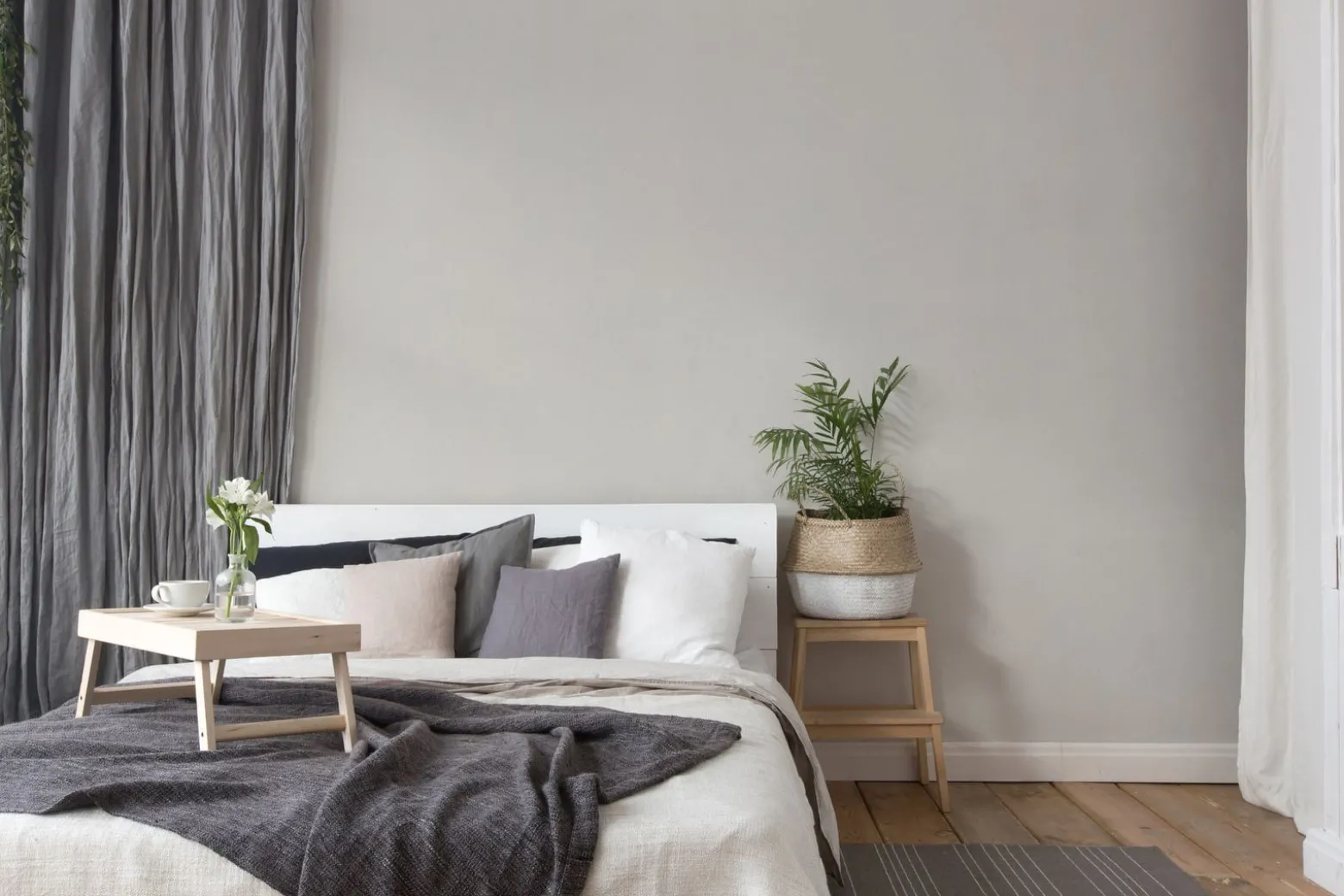 Vliestapete Uni Textil Optik Grau Beige 3908-44