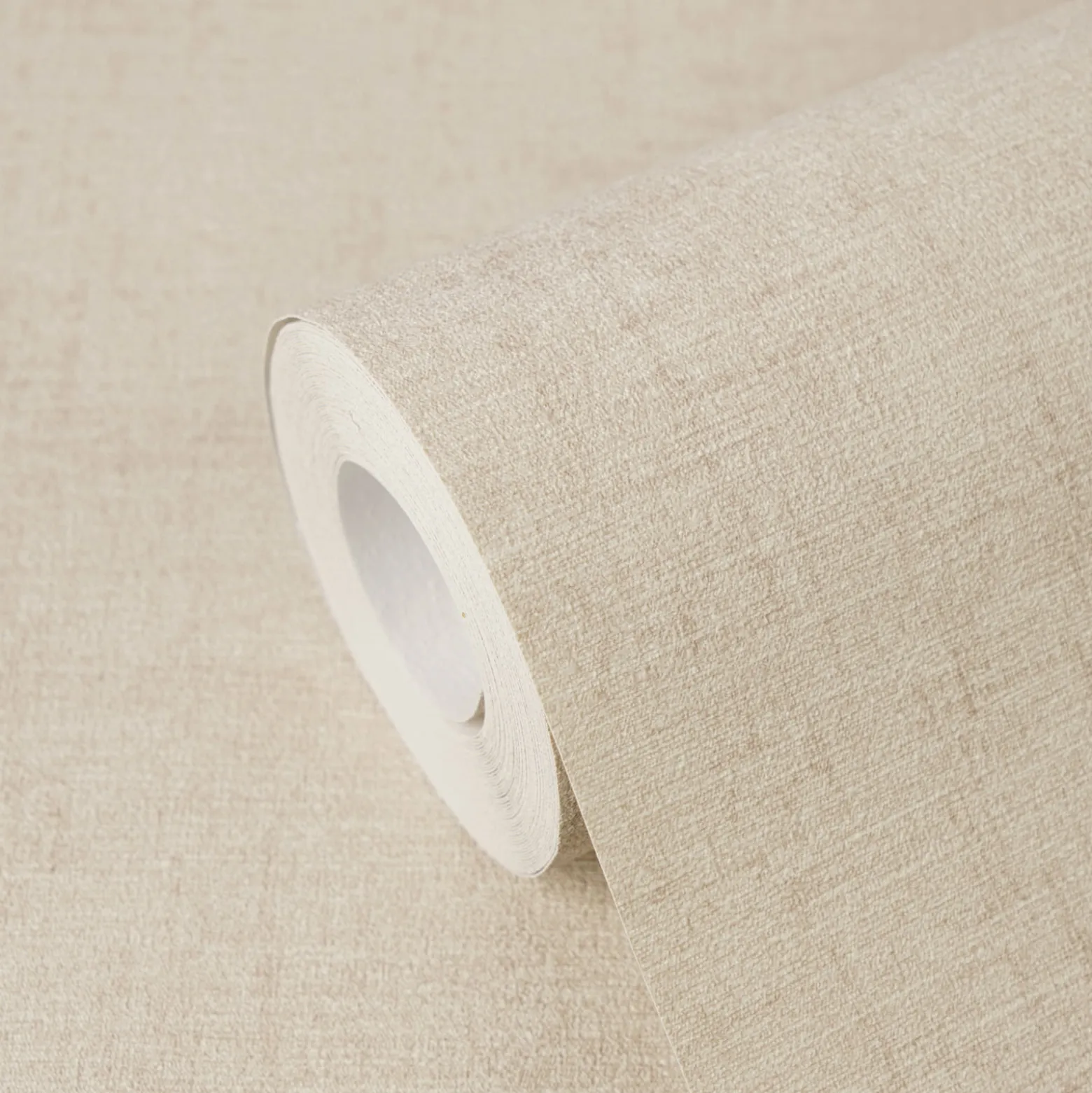 Vliestapete Uni Textiloptik Modern Beige 79165-1