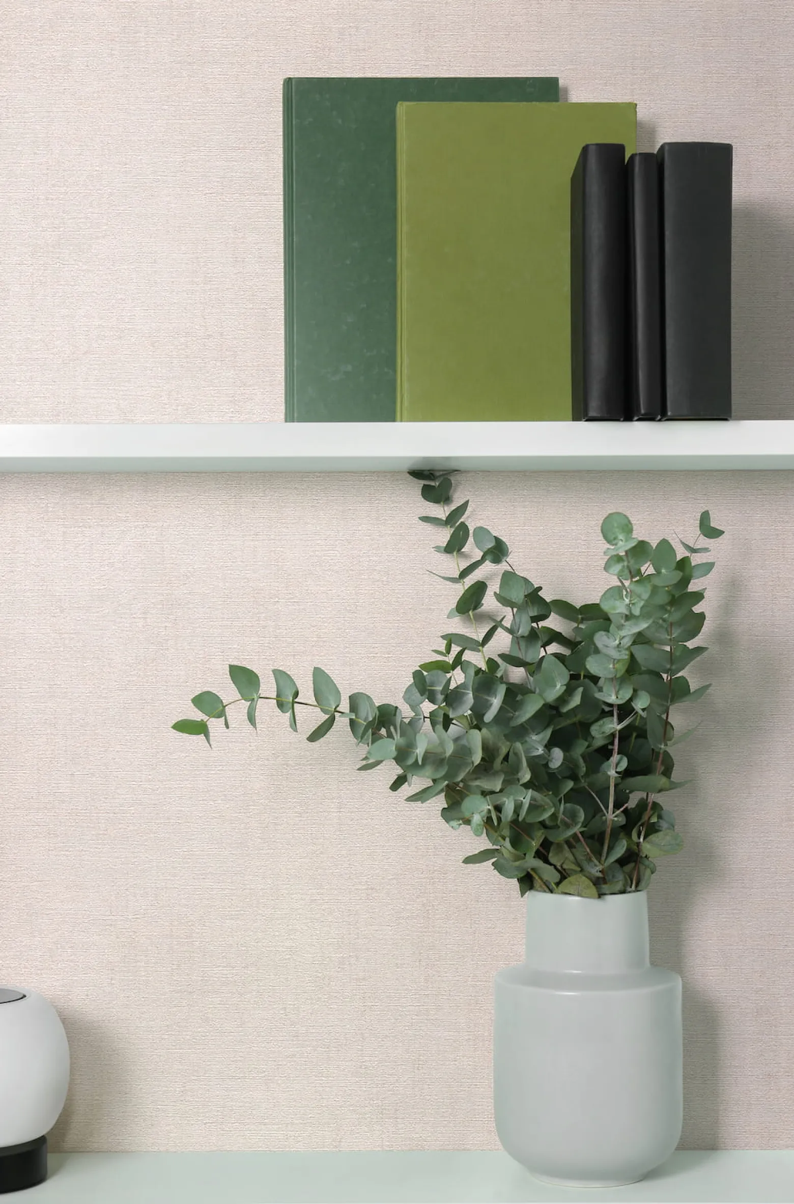 Vliestapete Uni Textiloptik Modern Grau Beige 79165-3