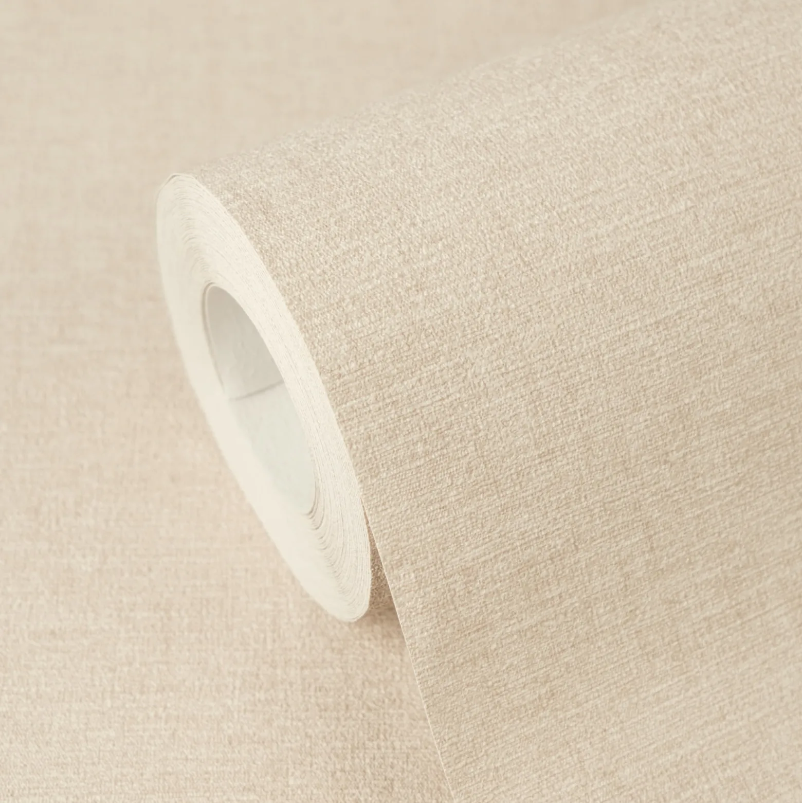 Vliestapete Uni Textiloptik Modern Beige Creme 79165-5