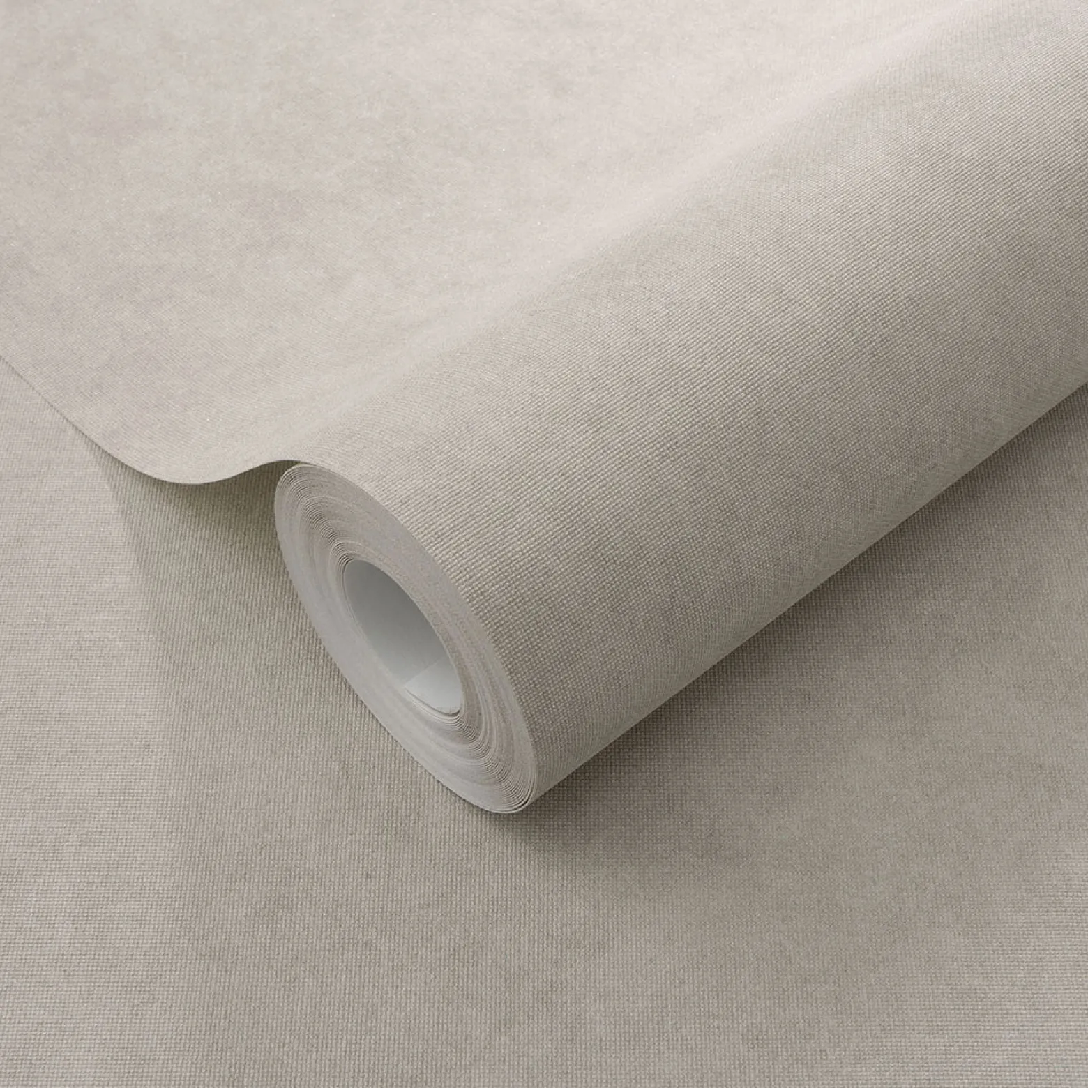 Vliestapete Uni Textiloptik Grau Beige Glitzer 10473-38