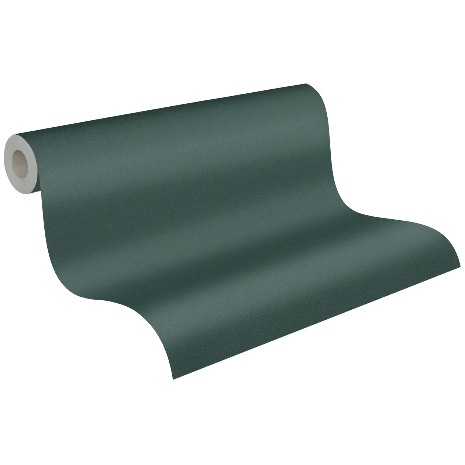 Vliestapete Uni Textil Optik Struktur Petrol 39266-4