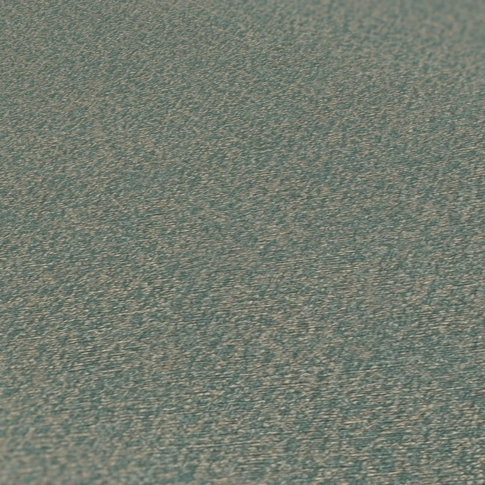 Vliestapete Uni Textil Optik Grün Gold Metallic 38662-2