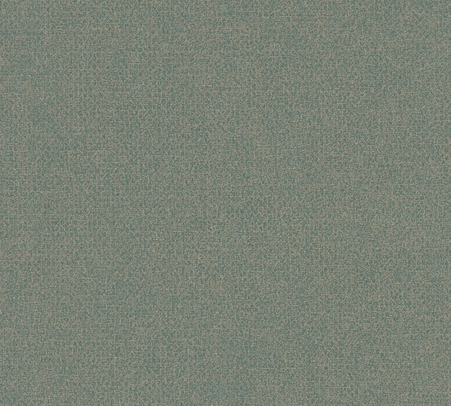 Vliestapete Uni Textil Optik Grün Gold Metallic 38662-2