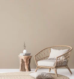 Vliestapete Uni Textil Optik Beige Glitzer 38662-1