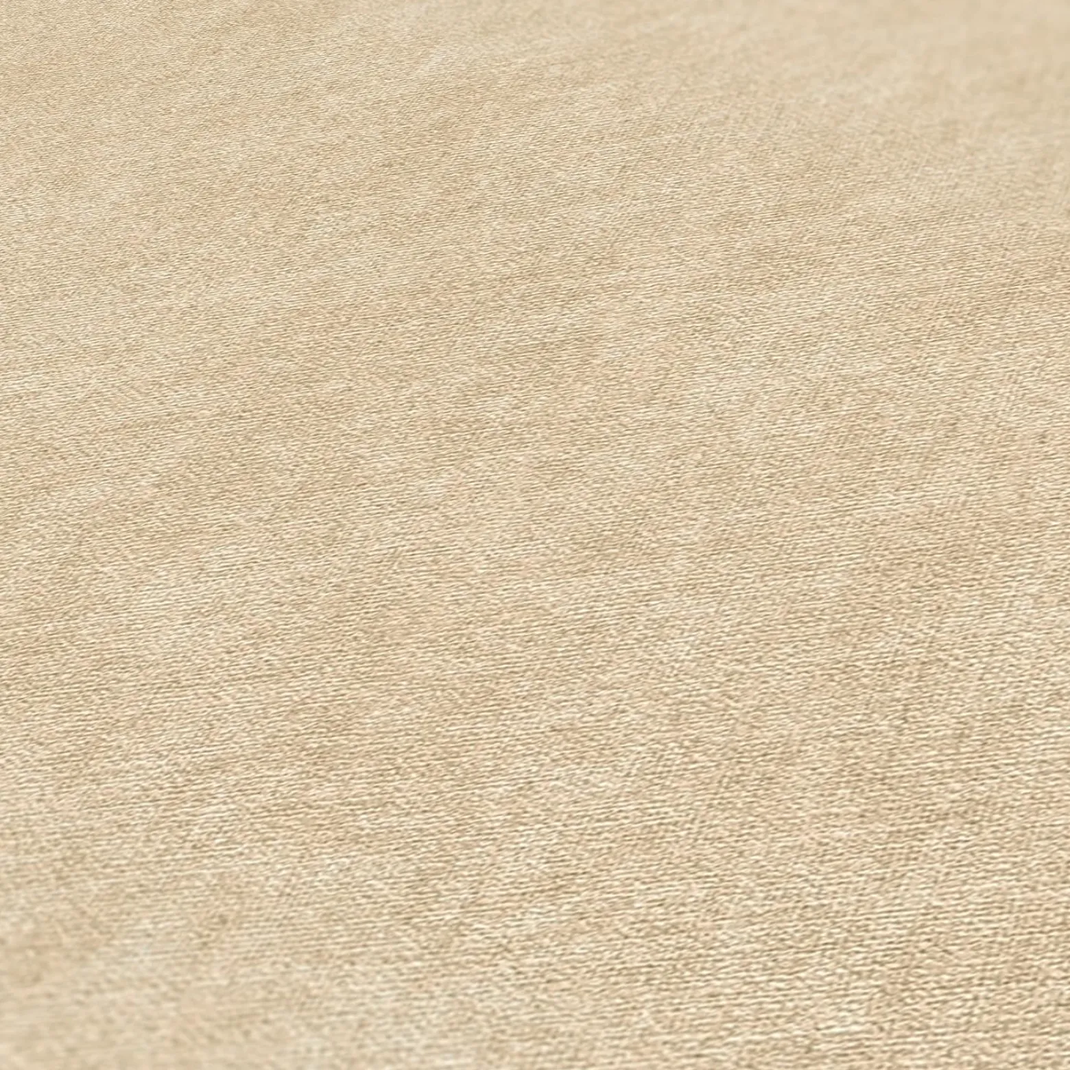 Vliestapete Uni Textil Optik Struktur Beige 39565-5