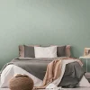 Vliestapete Uni Textil Optik Struktur Grün Blau 39566-4