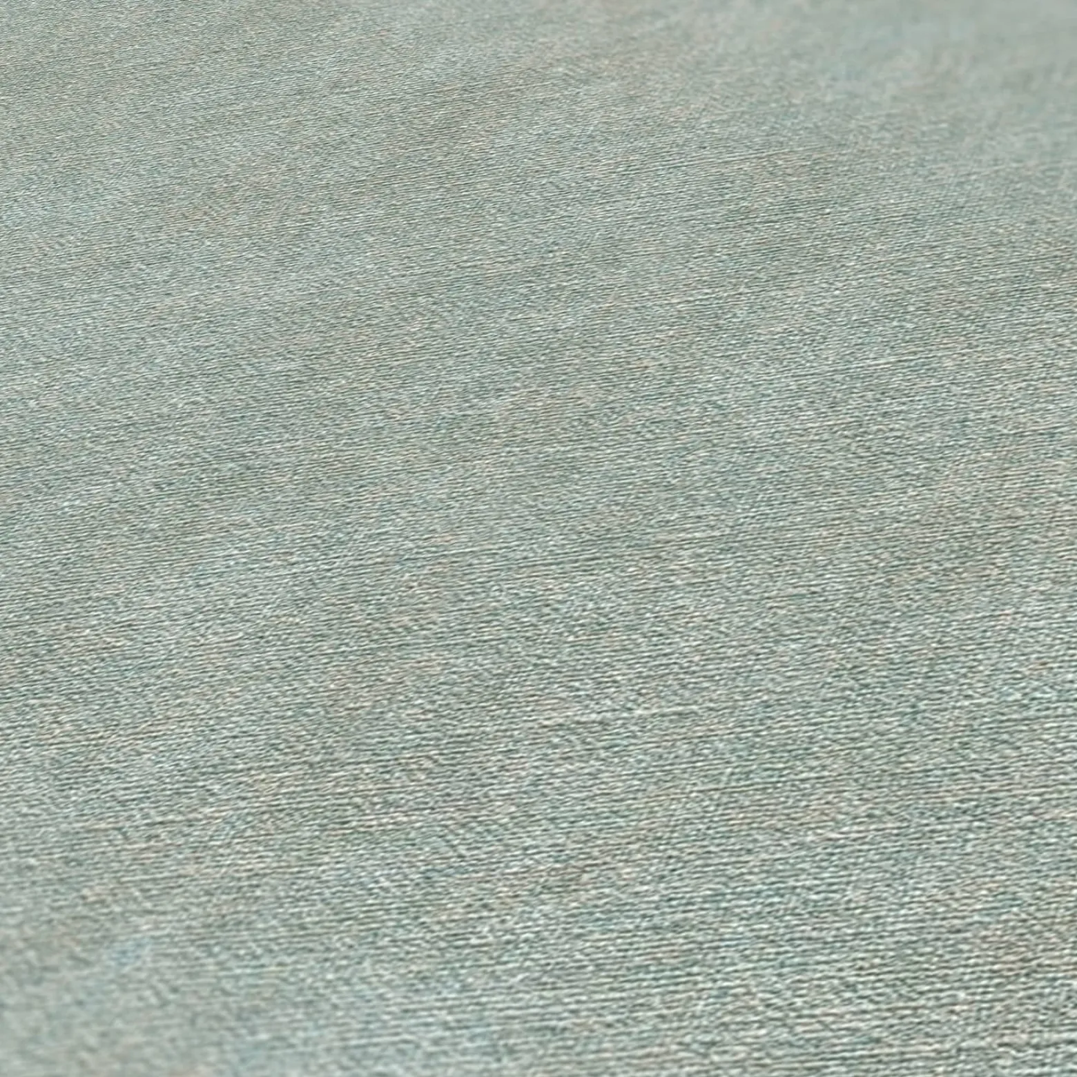 Vliestapete Uni Textil Optik Struktur Grün Blau 39566-4