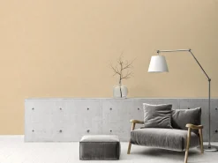 Vliestapete Uni Textil Optik Struktur Beige 39565-3