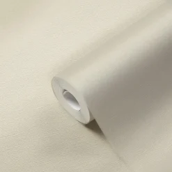 Vliestapete Uni Textil Optik Struktur Creme Beige 37603-7