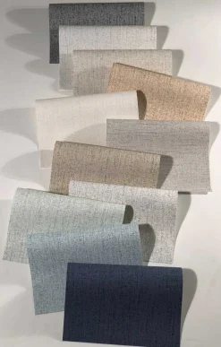 Vliestapete Uni Textil-Optik grau Marburg 32665