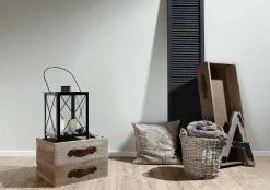 Vliestapete Uni Textil-Optik weiß 36925-3