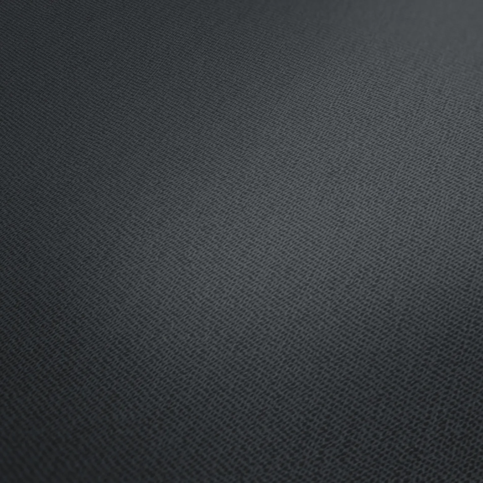 Vliestapete Uni Textil-Optik schwarz 37748-3