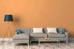 Vliestapete Uni Textil-Optik orange 37748-6