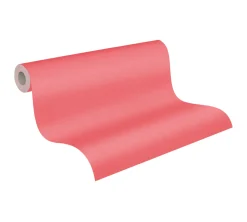 Vliestapete Uni Textil-Optik rot 37750-2