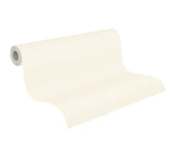 Vliestapete Uni Textil-Optik creme 37703-7