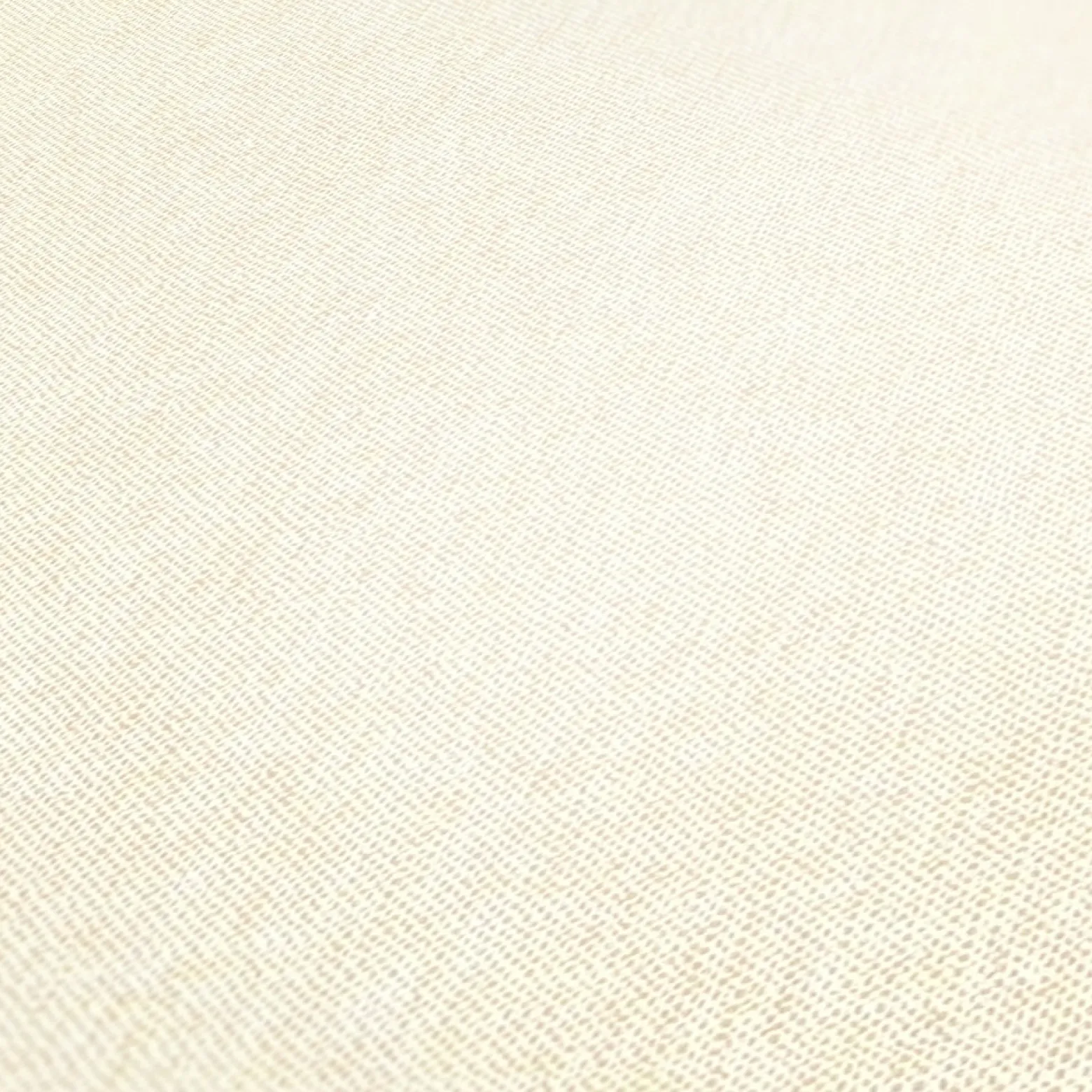 Vliestapete Uni Textil-Optik creme 37703-7