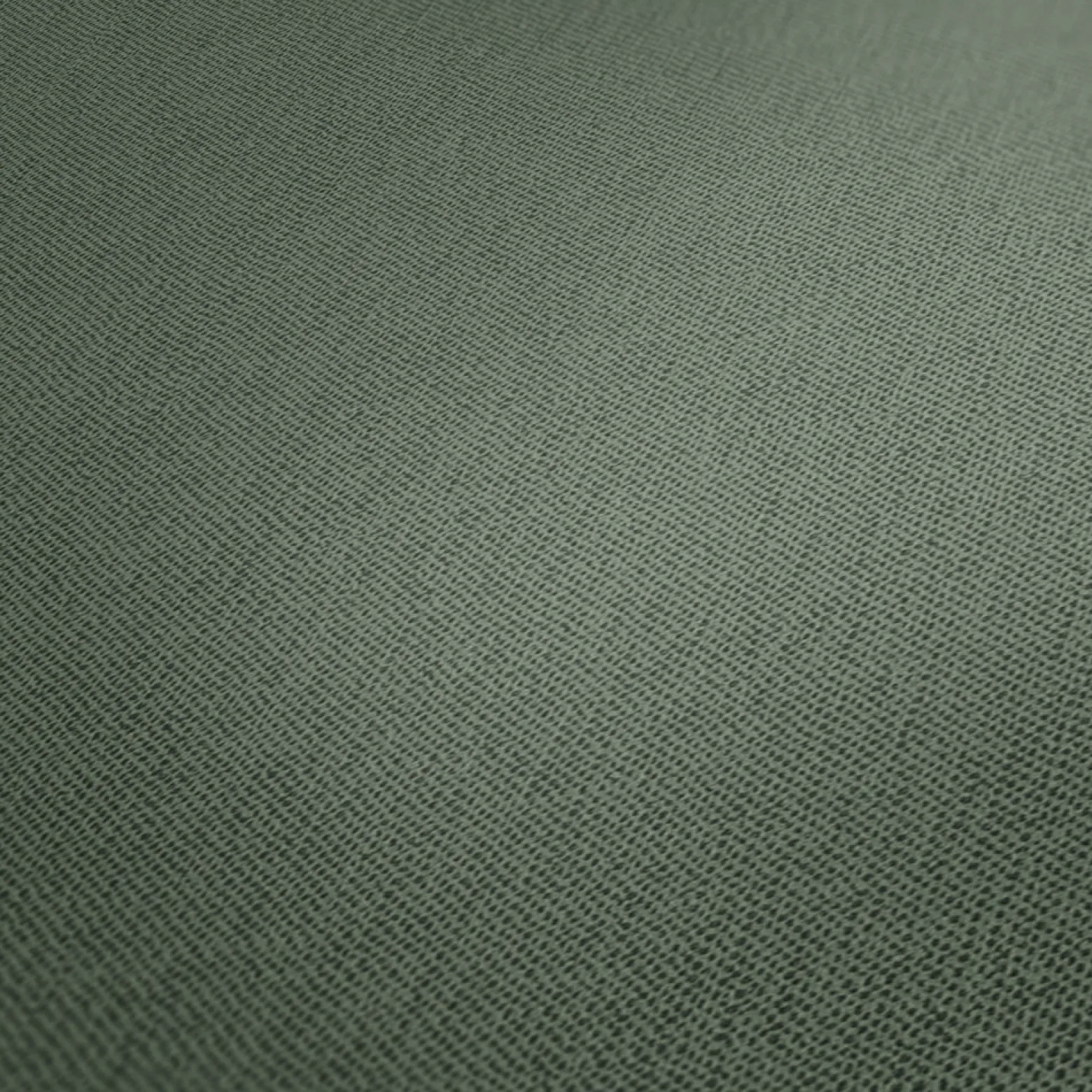 Vliestapete Uni Textil-Optik dunkelgrün 37703-4