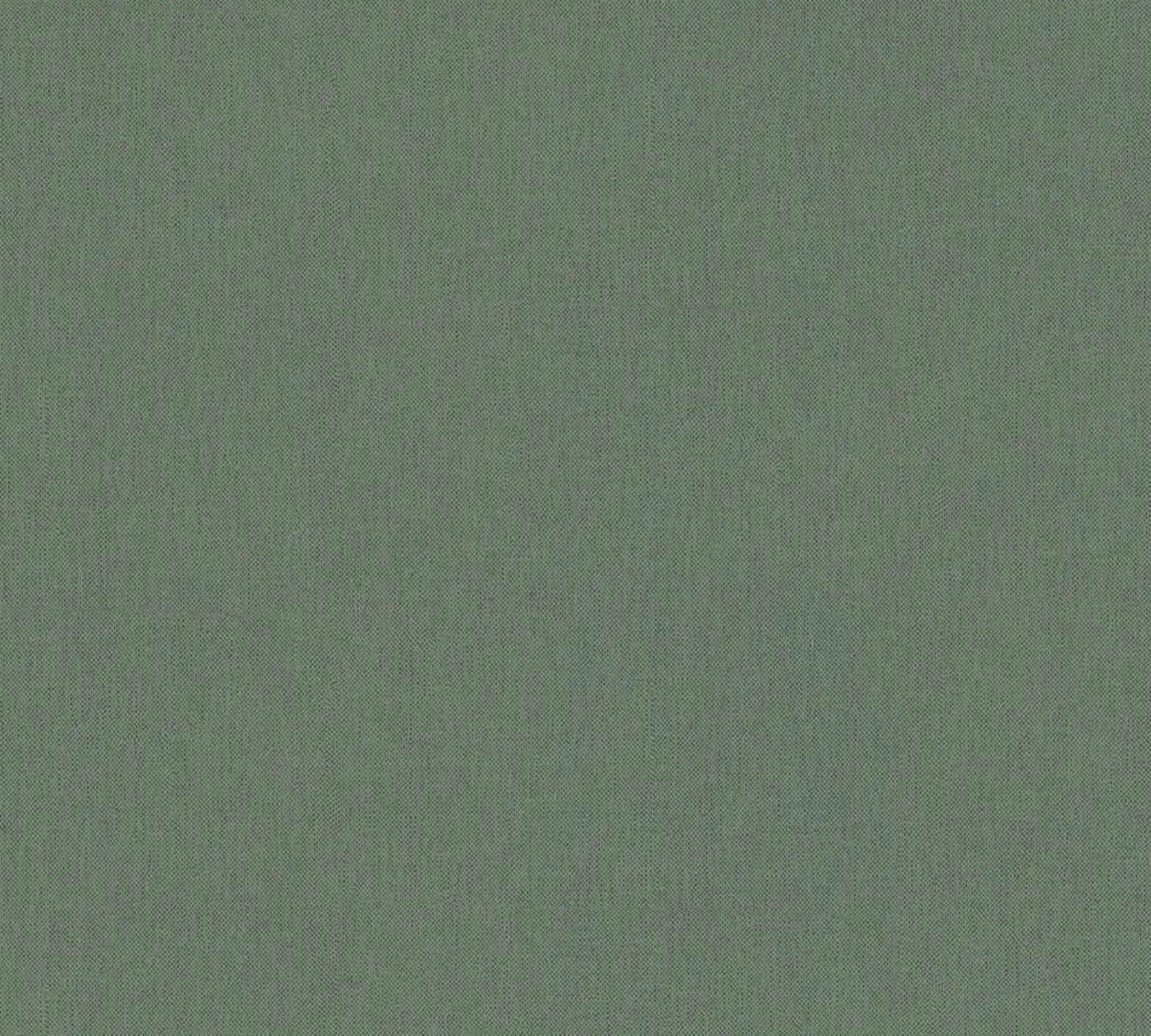 Vliestapete Uni Textil-Optik dunkelgrün 37703-4