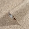Vliestapete Uni Textil-Optik braun-beige Marburg 32674