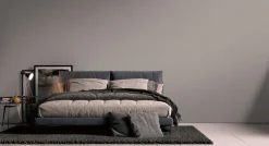 Vliestapete Uni Textil Optik Struktur Grau 39266-8