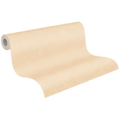 Vliestapete Uni Textil Optik Struktur Beige Creme 39565-6