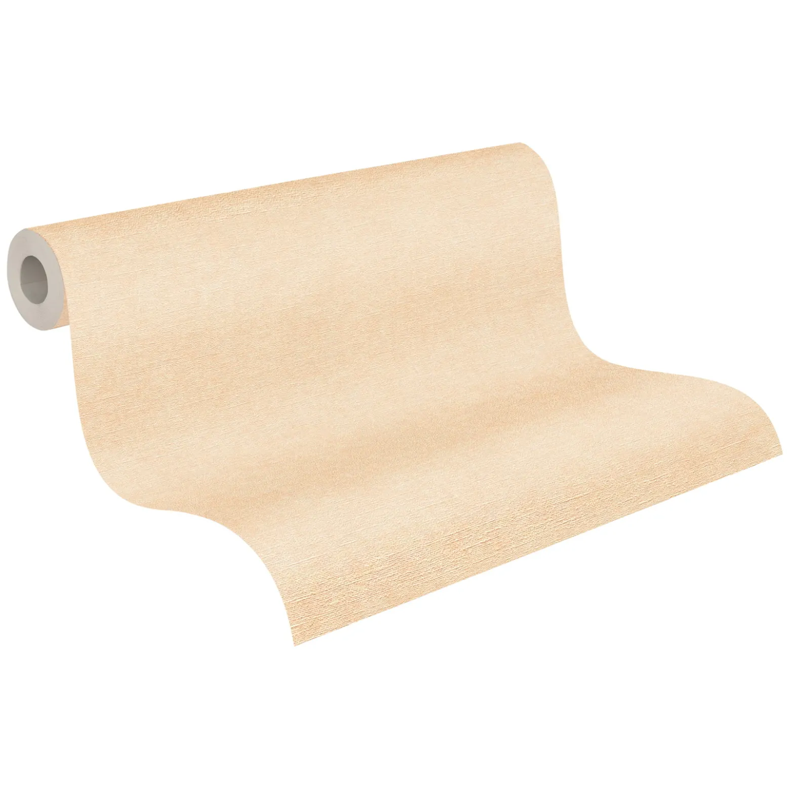 Vliestapete Uni Textil Optik Struktur Beige Creme 39565-6