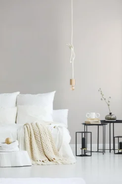 Vliestapete Uni Textil Optik Grau Creme 3908-13