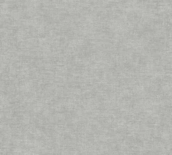 Vliestapete Uni Textil Optik Struktur Grau 39565-9