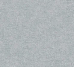 Vliestapete Uni Textil Optik Struktur Blau Grau 39566-2
