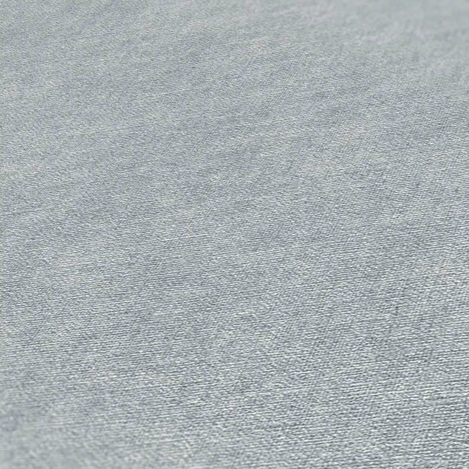 Vliestapete Uni Textil Optik Struktur Blau Grau 39566-2