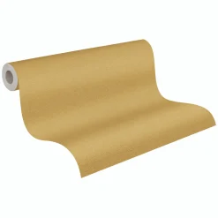 Vliestapete Uni Textiloptik Struktur Gelb Beige 79202-5