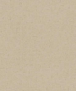 Vliestapete Uni Textiloptik Beige Gold Metallic 35112