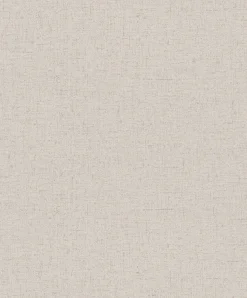 Vliestapete Uni Textiloptik Beige Rosegold Metallic 35113